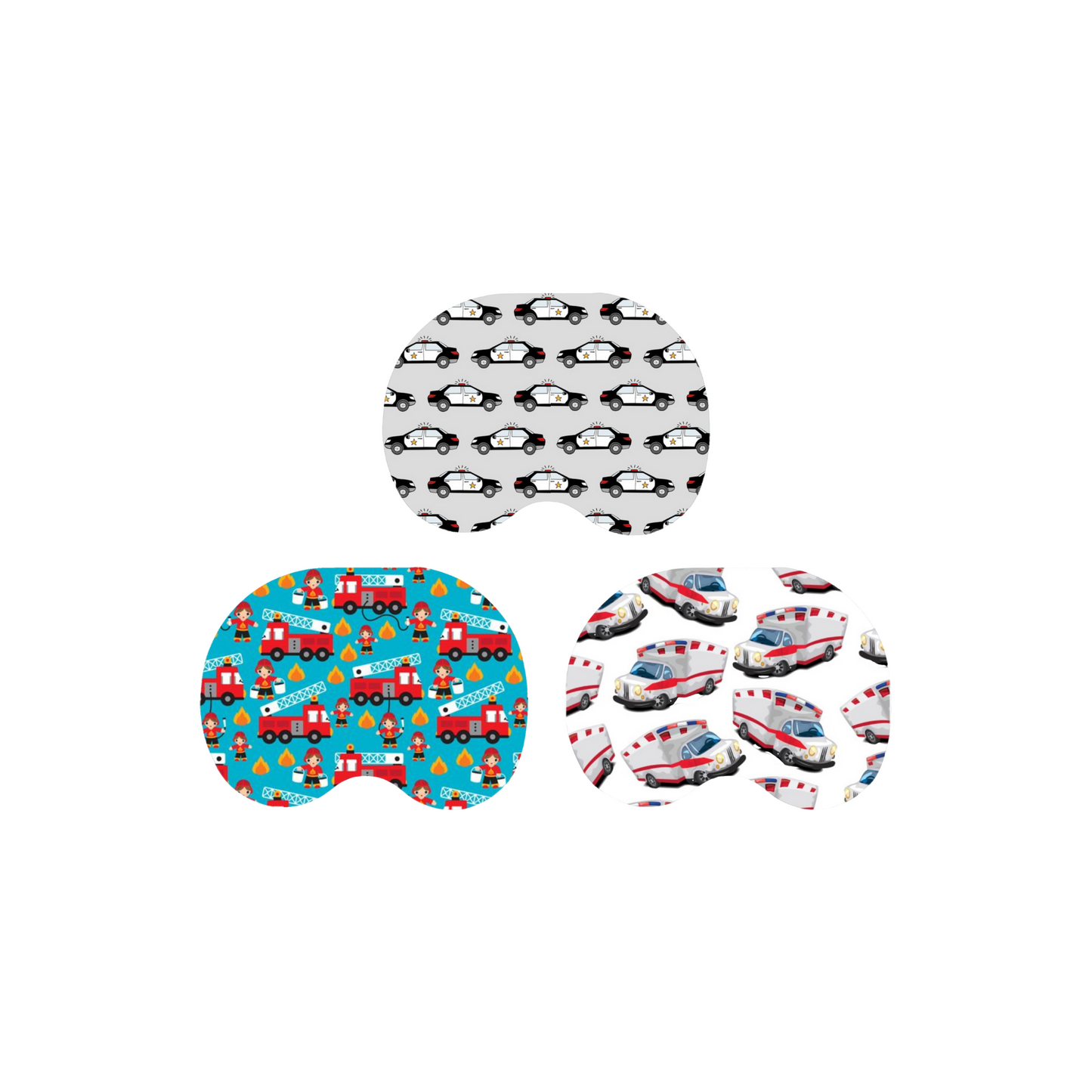 Police, Ambulance and Firetruck CGM Adhesive Patch