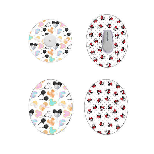 Minnie and Mickey Mouse CGM Adhesive Patch