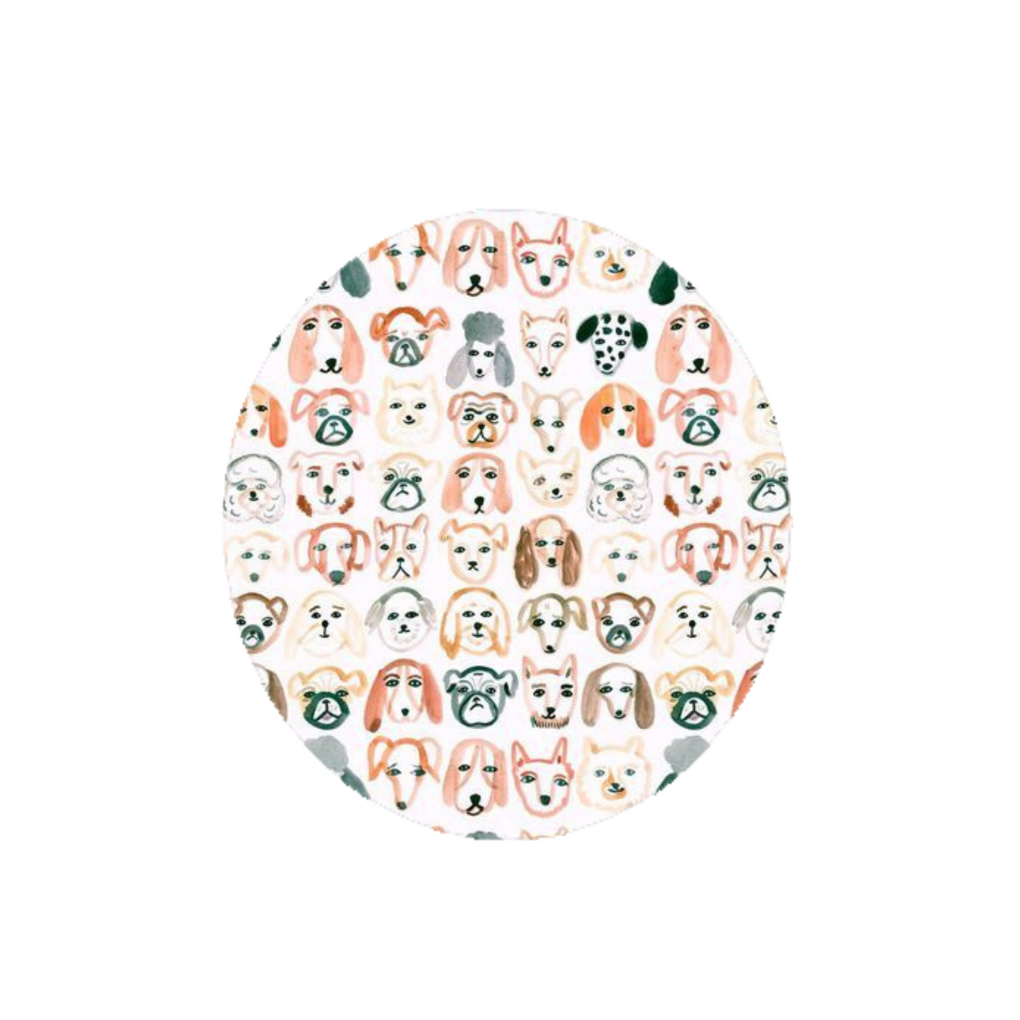 Dog Print CGM Adhesive Patch