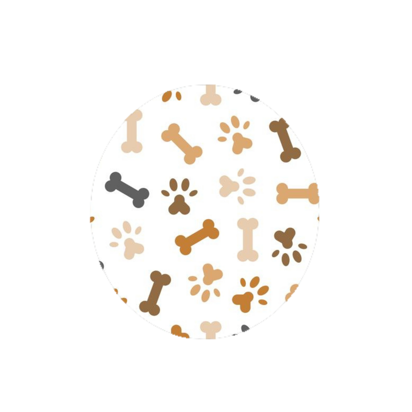 Dog Print CGM Adhesive Patch