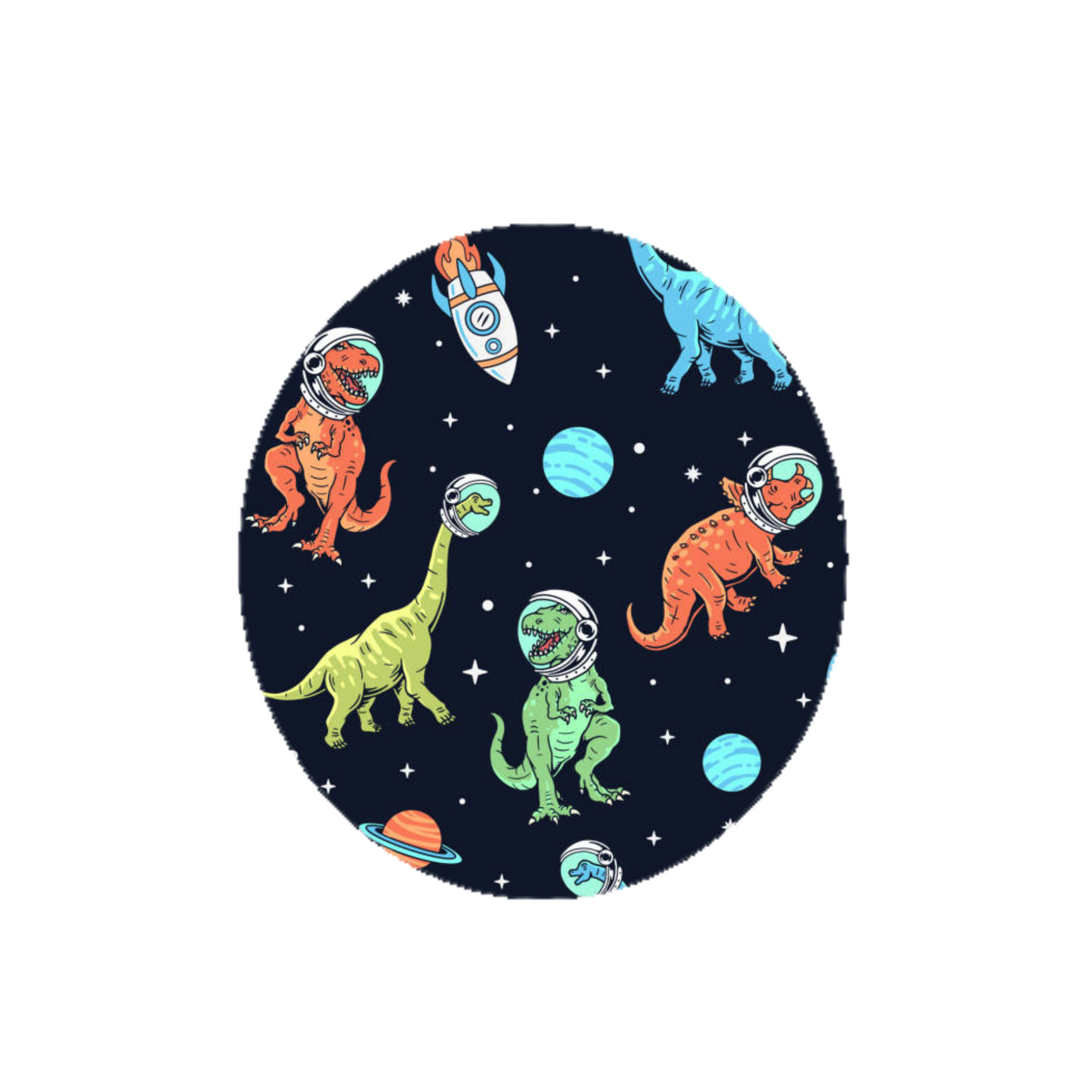 Dinosaurs CGM Adhesive Patch