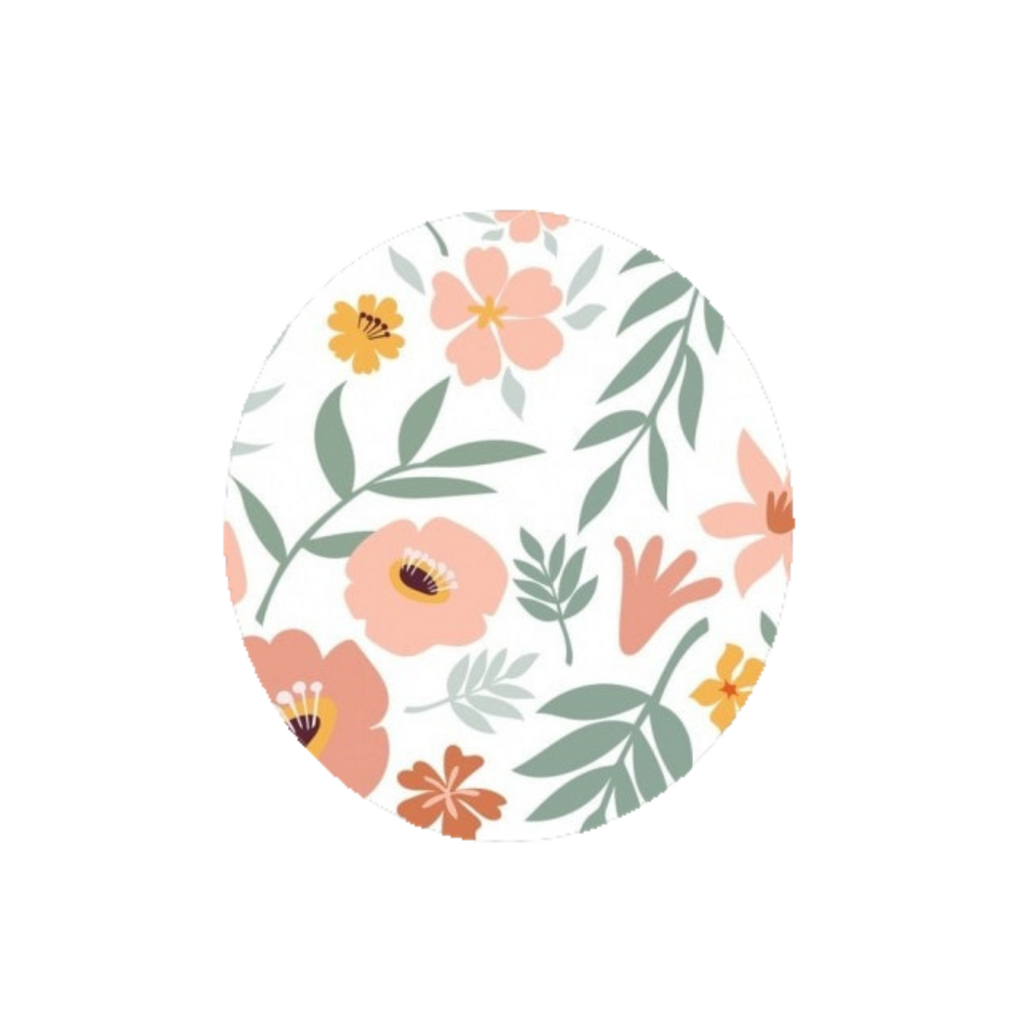 Floral CGM Adhesive Patch
