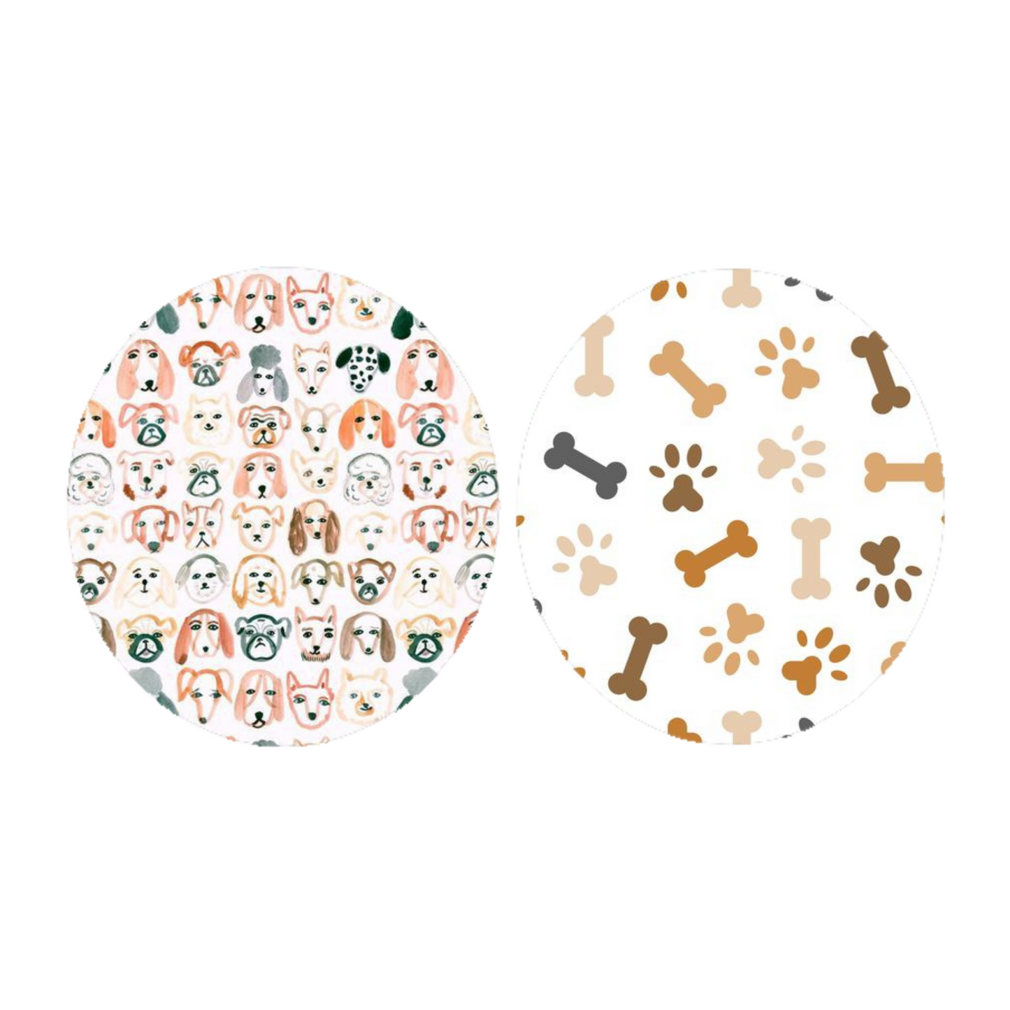 Dog Print CGM Adhesive Patch