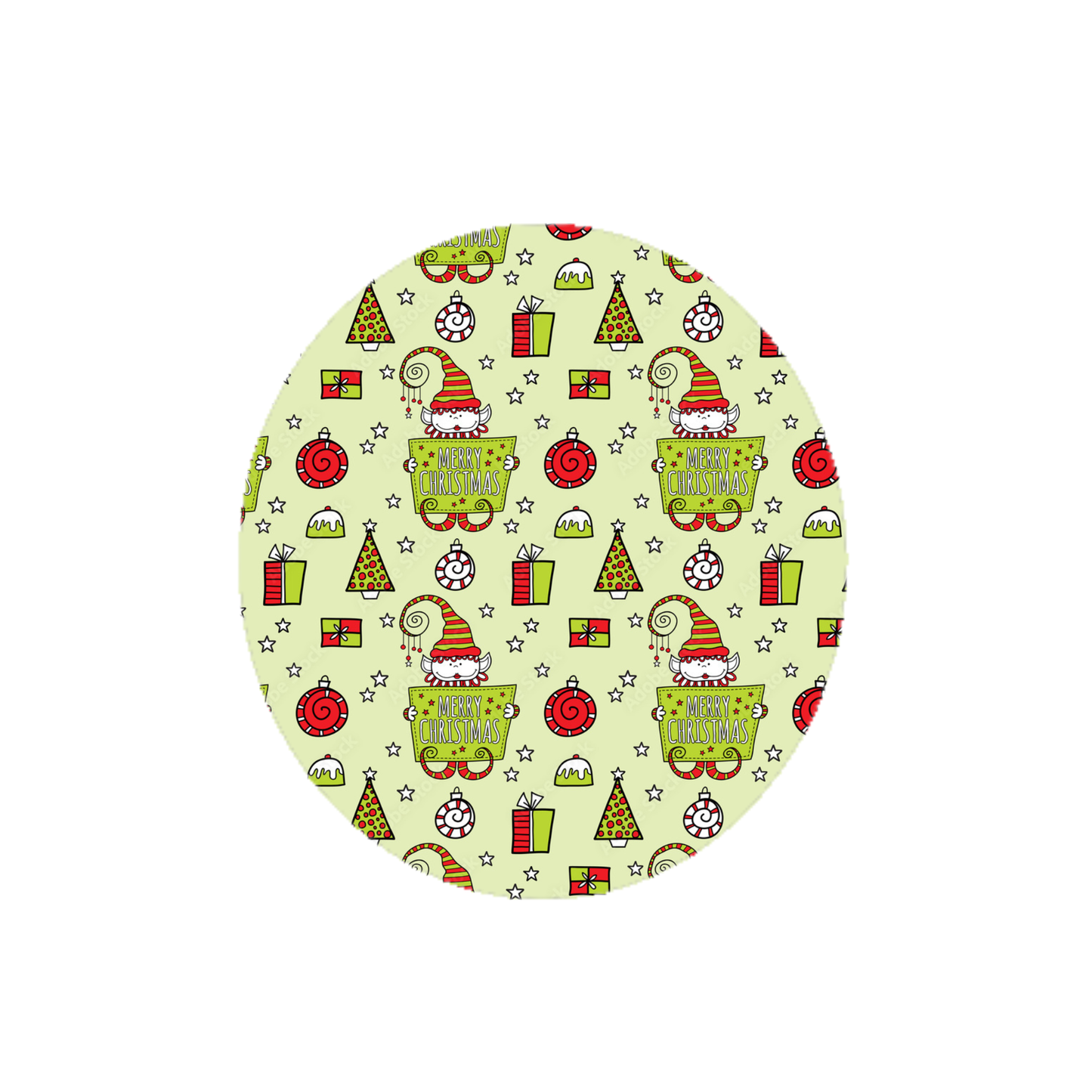 Christmas CGM Adhesive Patch