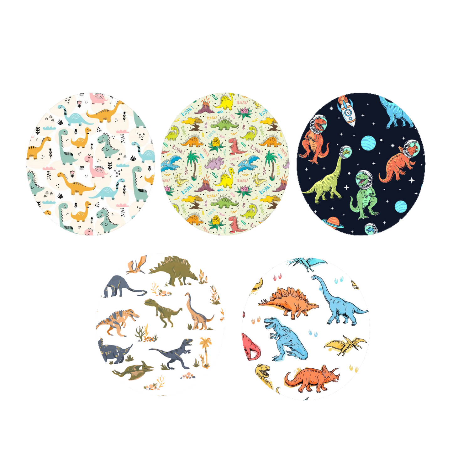 Dinosaurs CGM Adhesive Patch