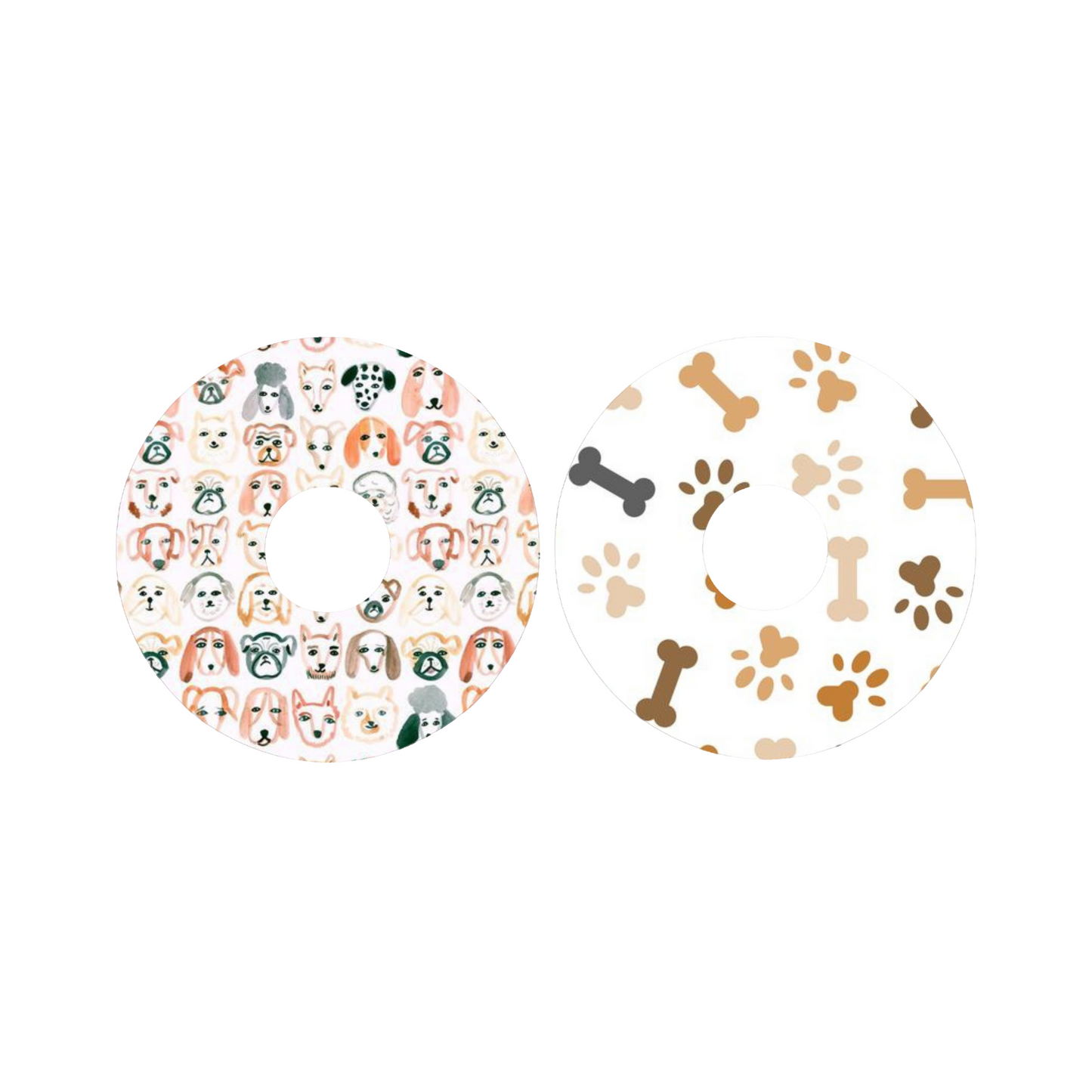 Dog Print CGM Adhesive Patch