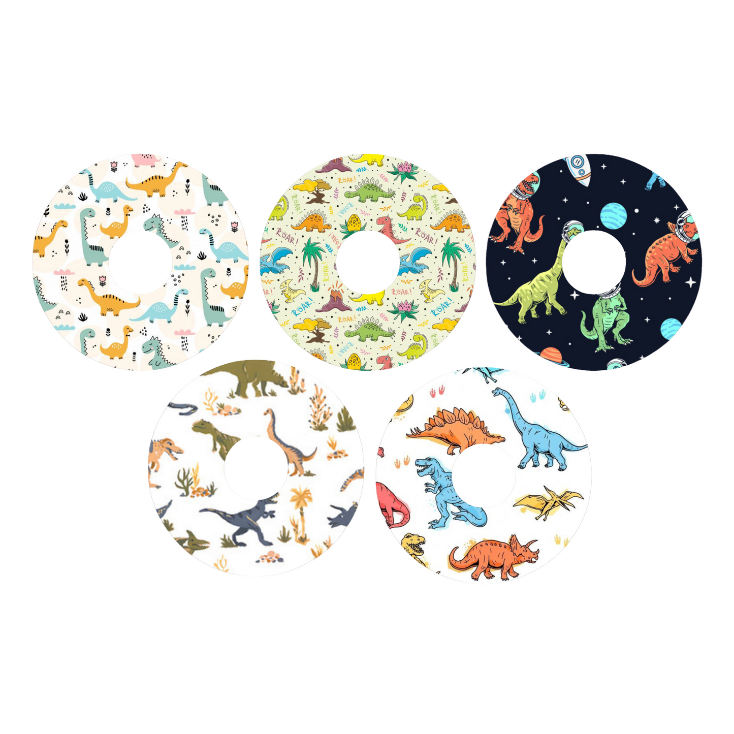 Dinosaurs CGM Adhesive Patch