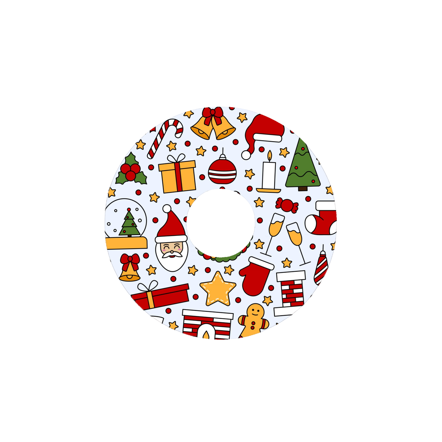 Christmas CGM Adhesive Patch