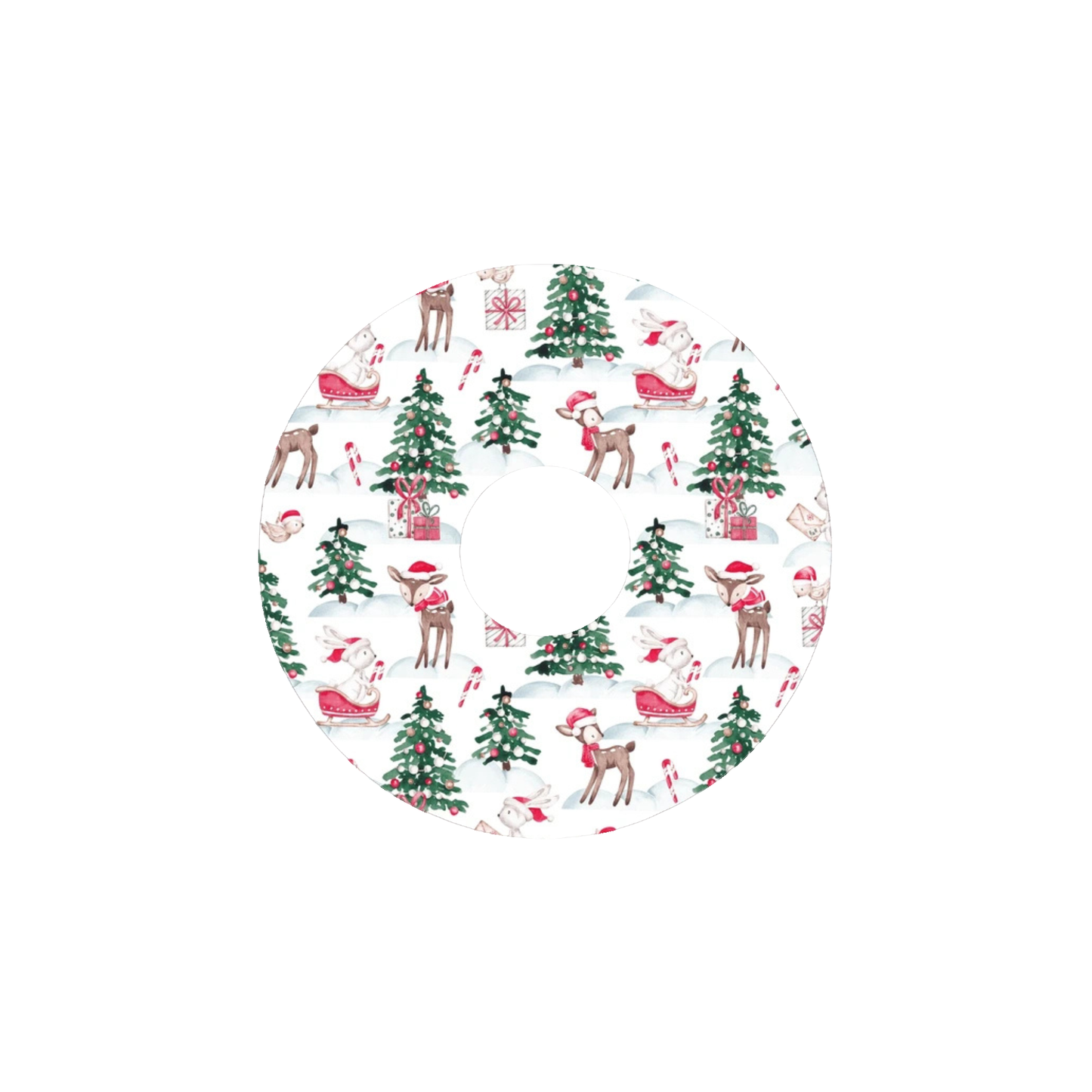 Christmas CGM Adhesive Patch