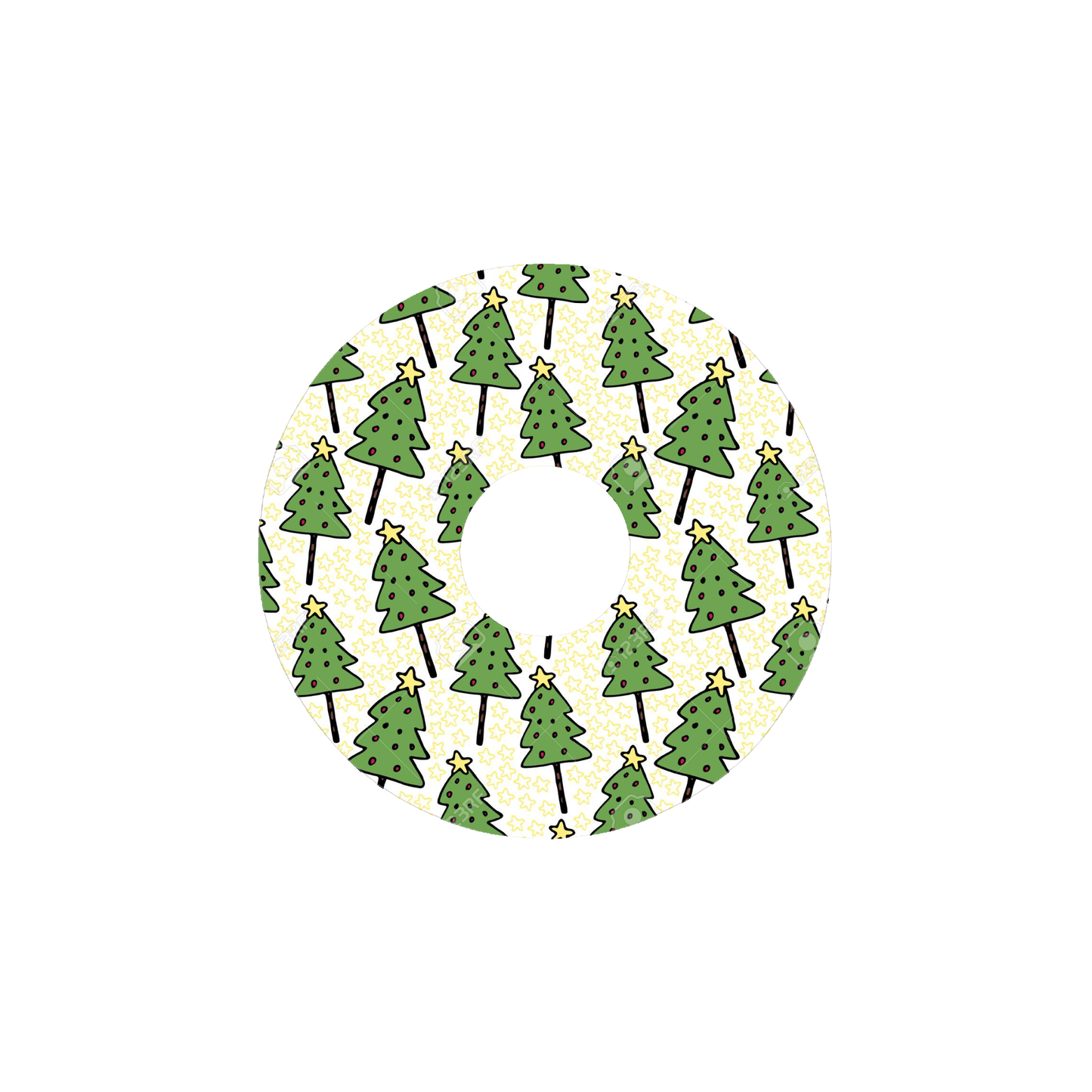 Christmas CGM Adhesive Patch