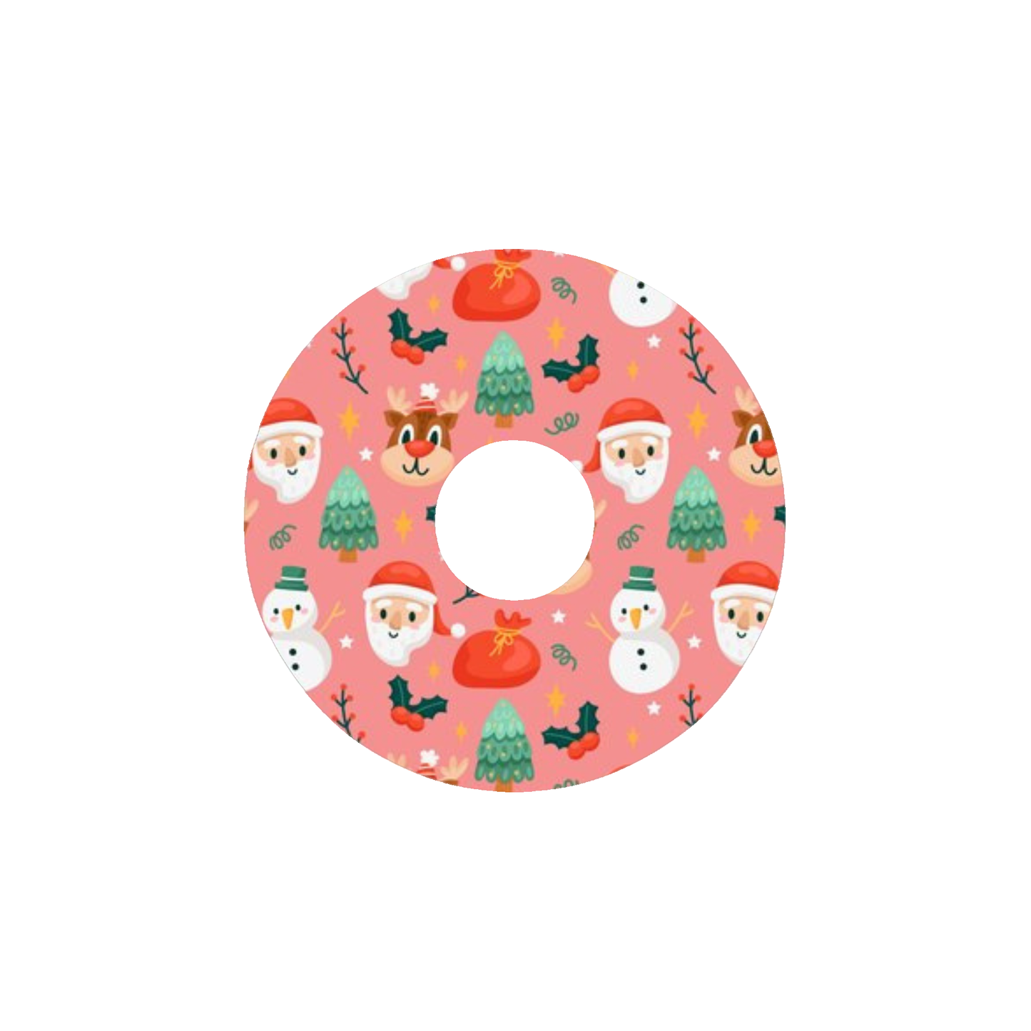Christmas CGM Adhesive Patch
