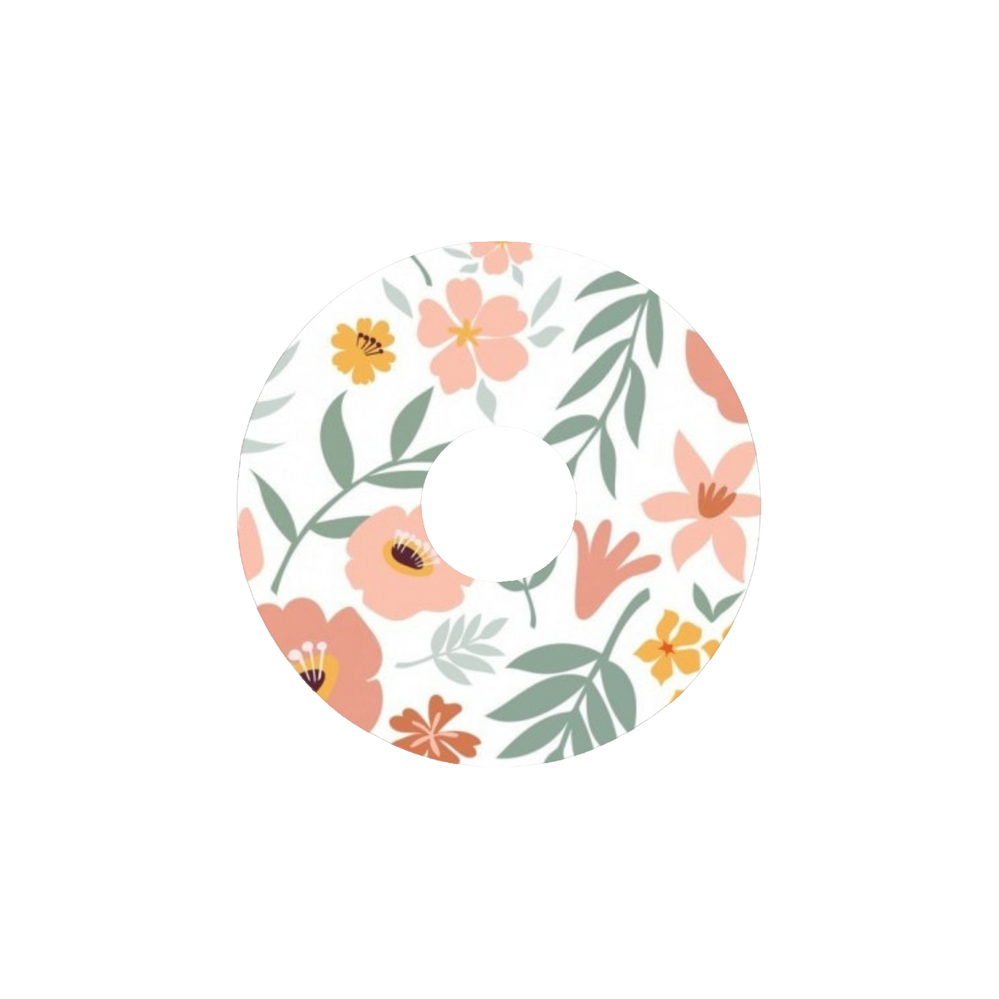 Floral CGM Adhesive Patch