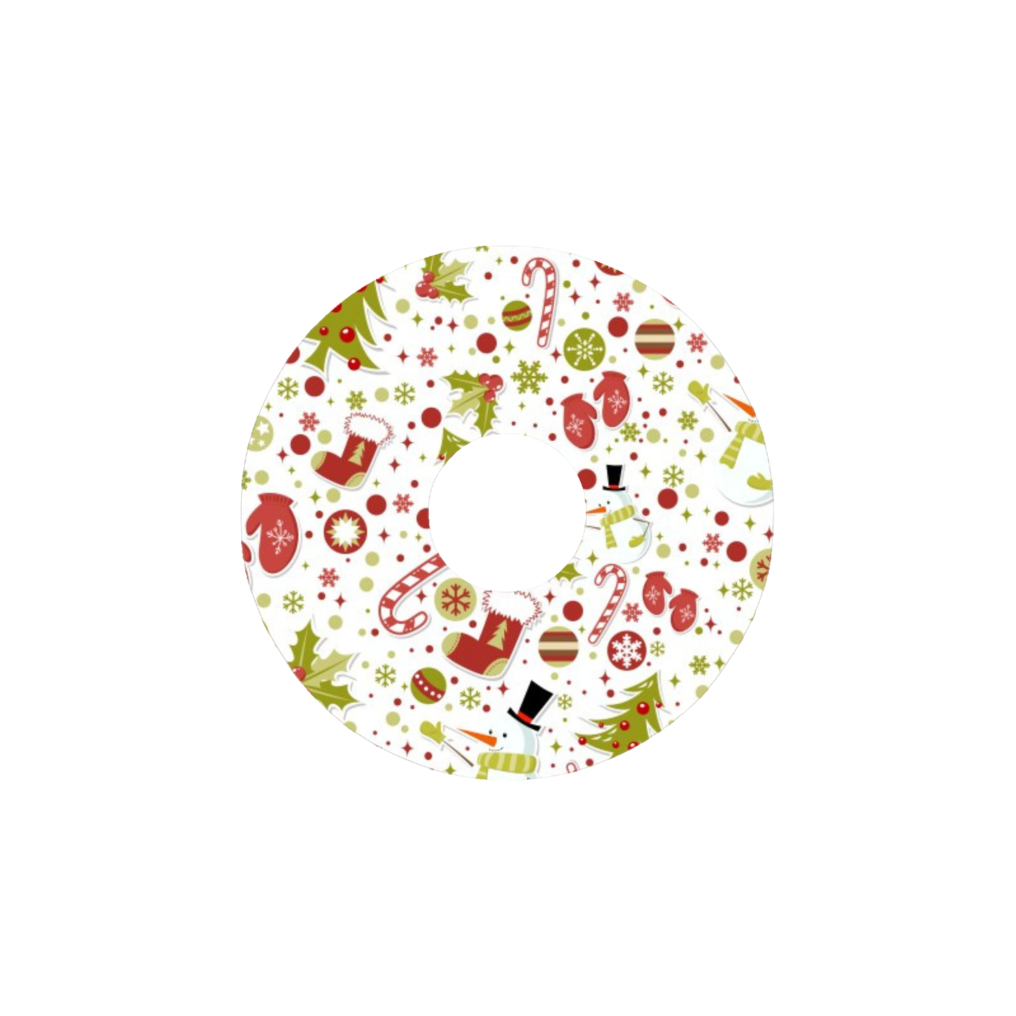 Christmas CGM Adhesive Patch