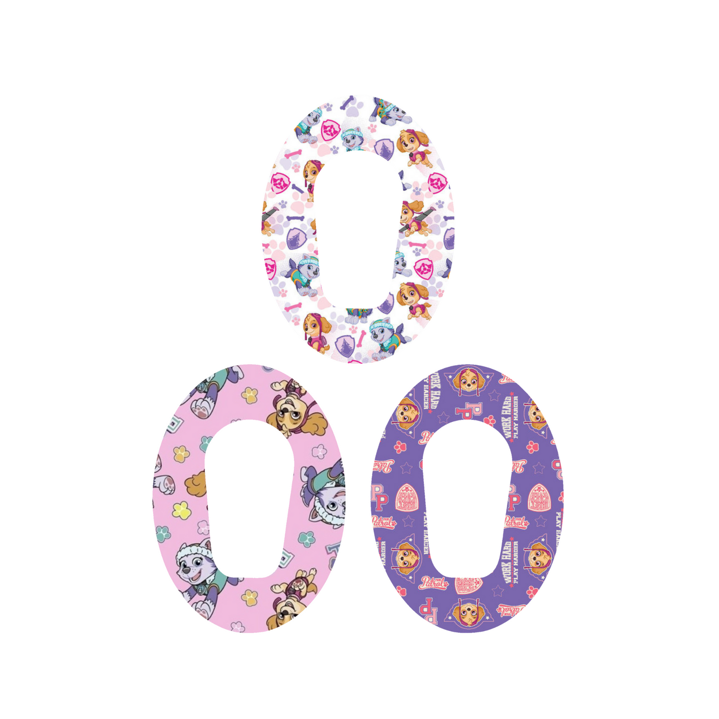 Paw Patrol - Skye and Everest CGM Adhesive Patch