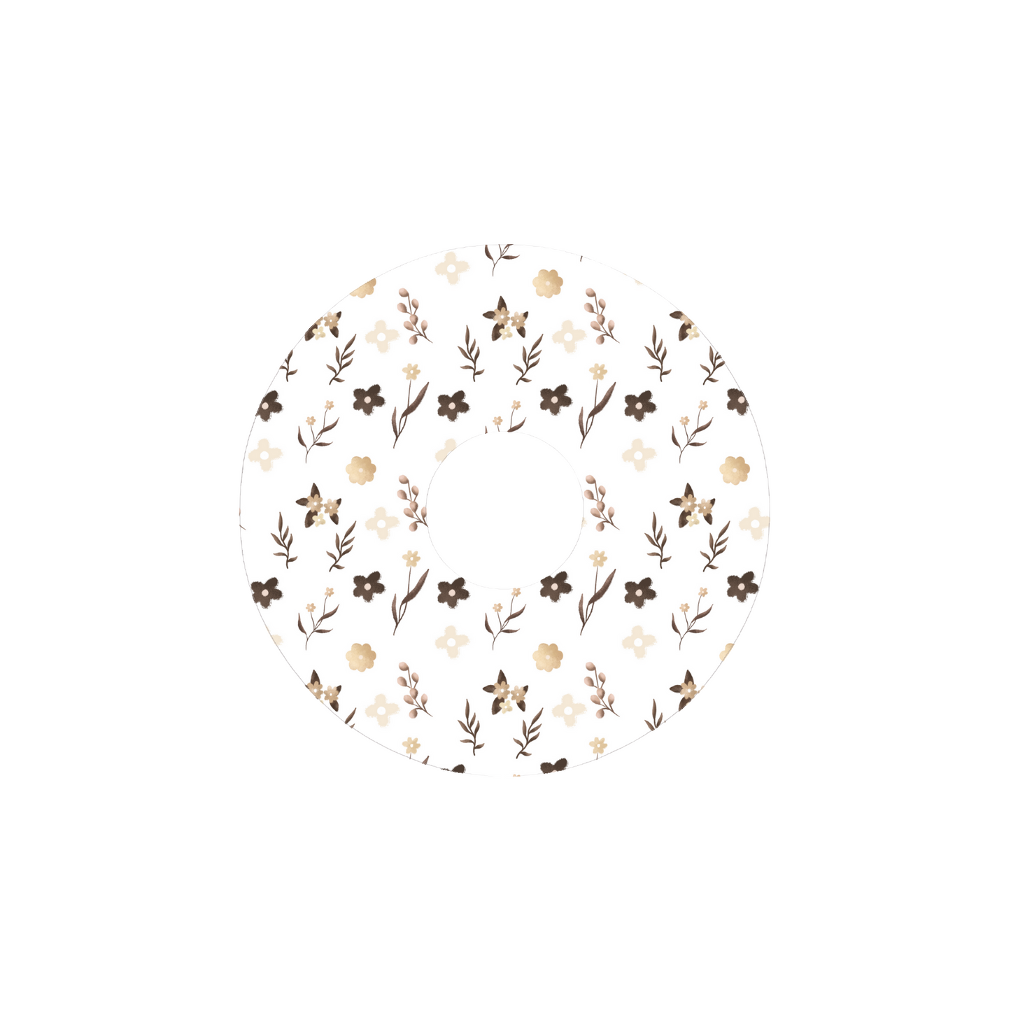 Floral CGM Adhesive Patch