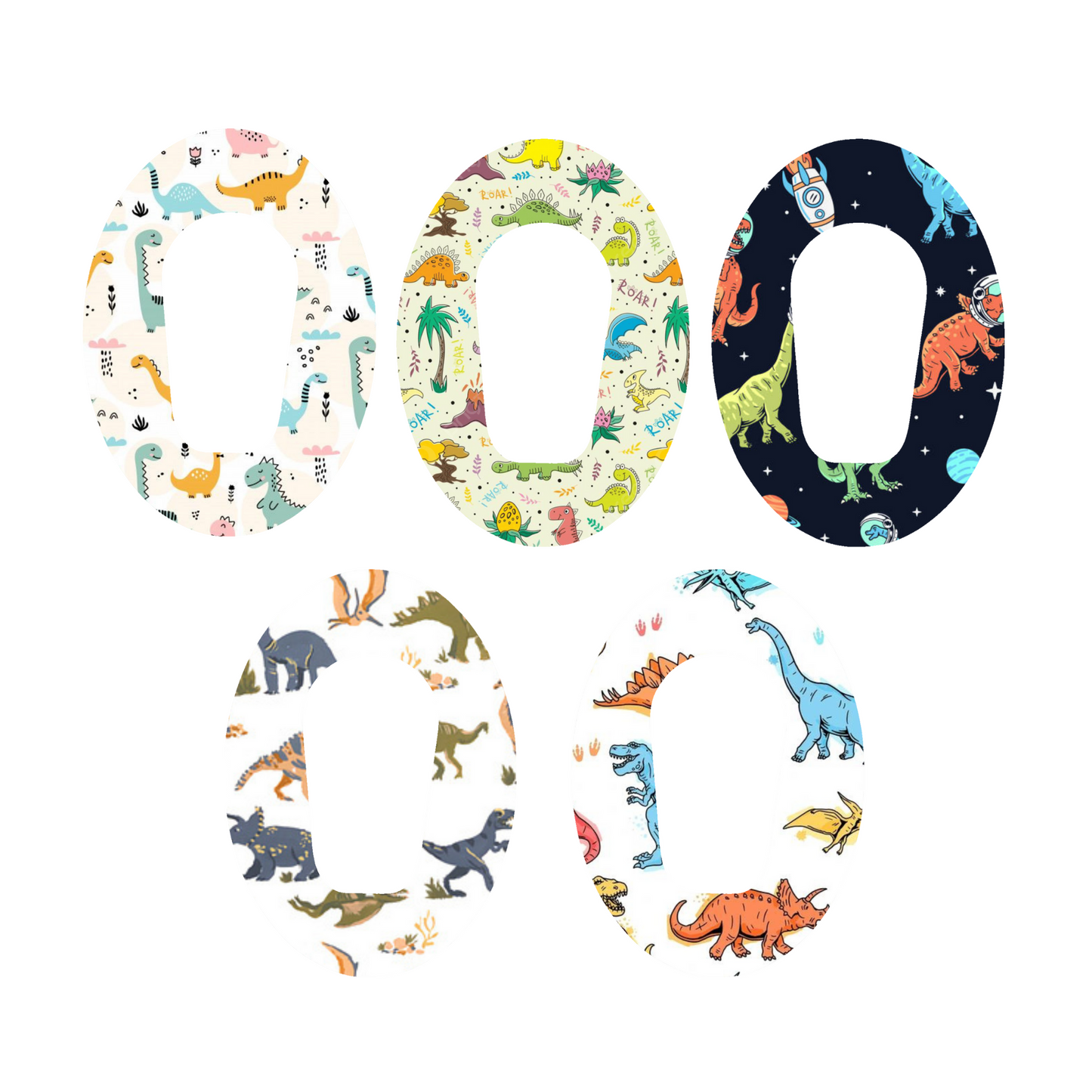 Dinosaurs CGM Adhesive Patch