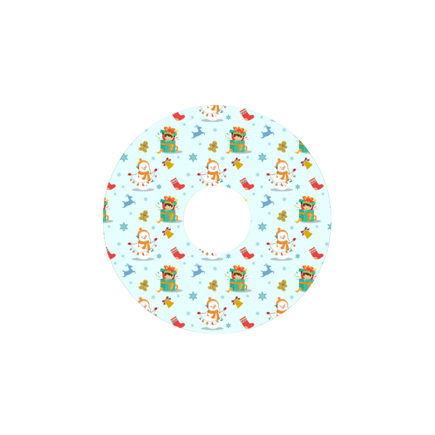 Christmas CGM Adhesive Patch