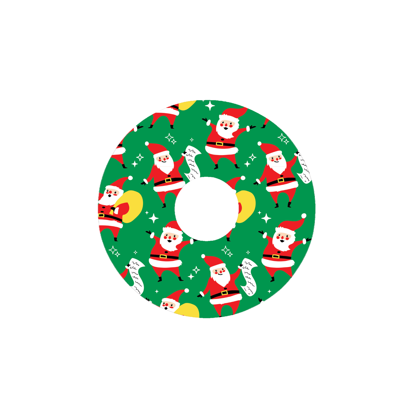 Christmas CGM Adhesive Patch