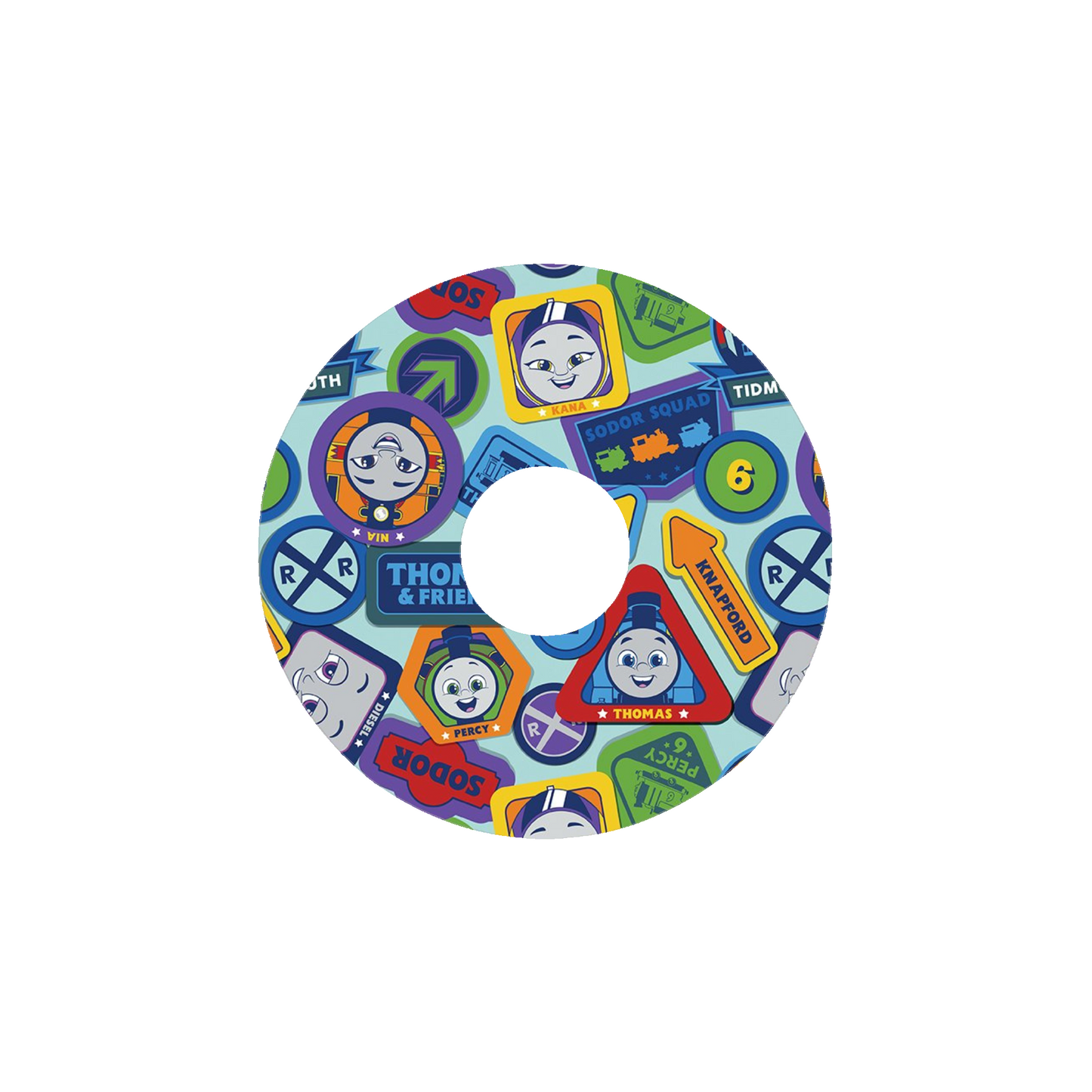 Thomas the Tank Engine CGM Adhesive Patch