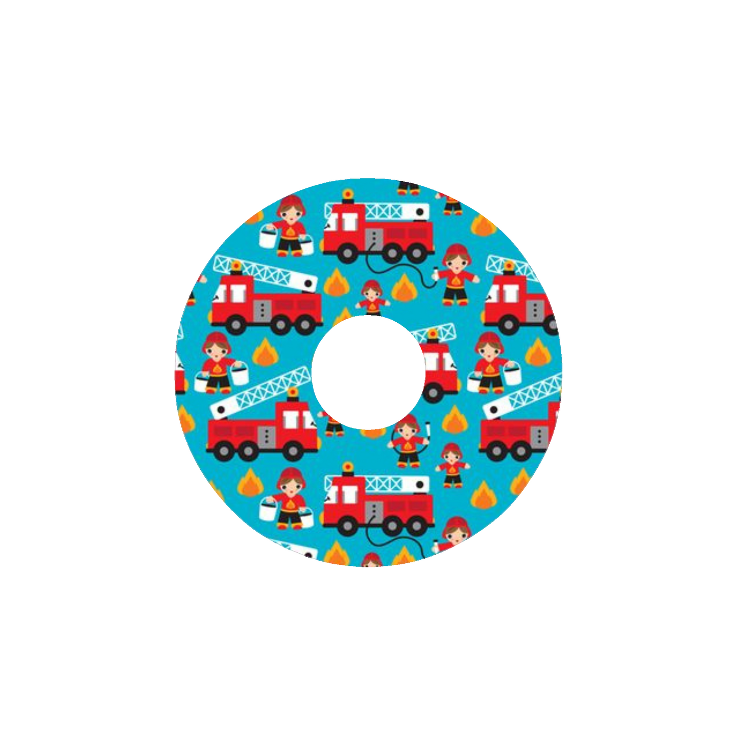 Police, Ambulance and Firetruck CGM Adhesive Patch