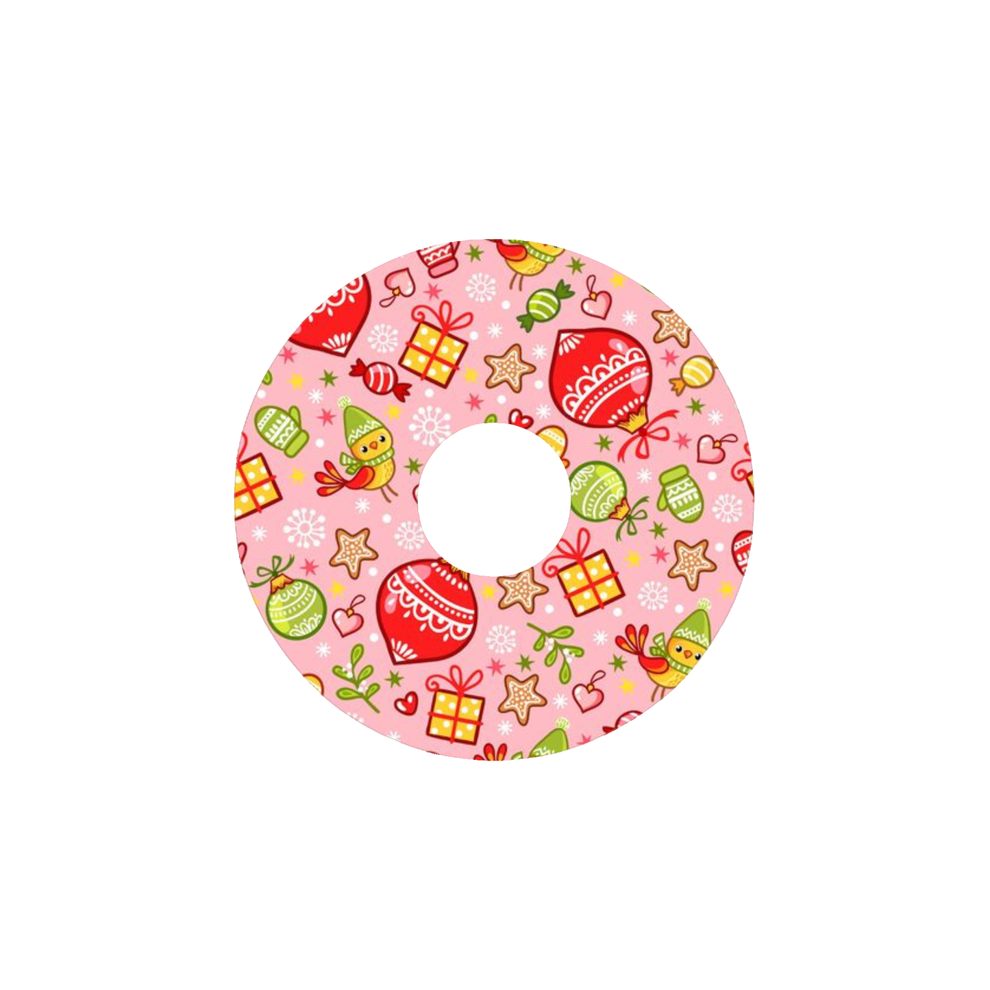 Christmas CGM Adhesive Patch