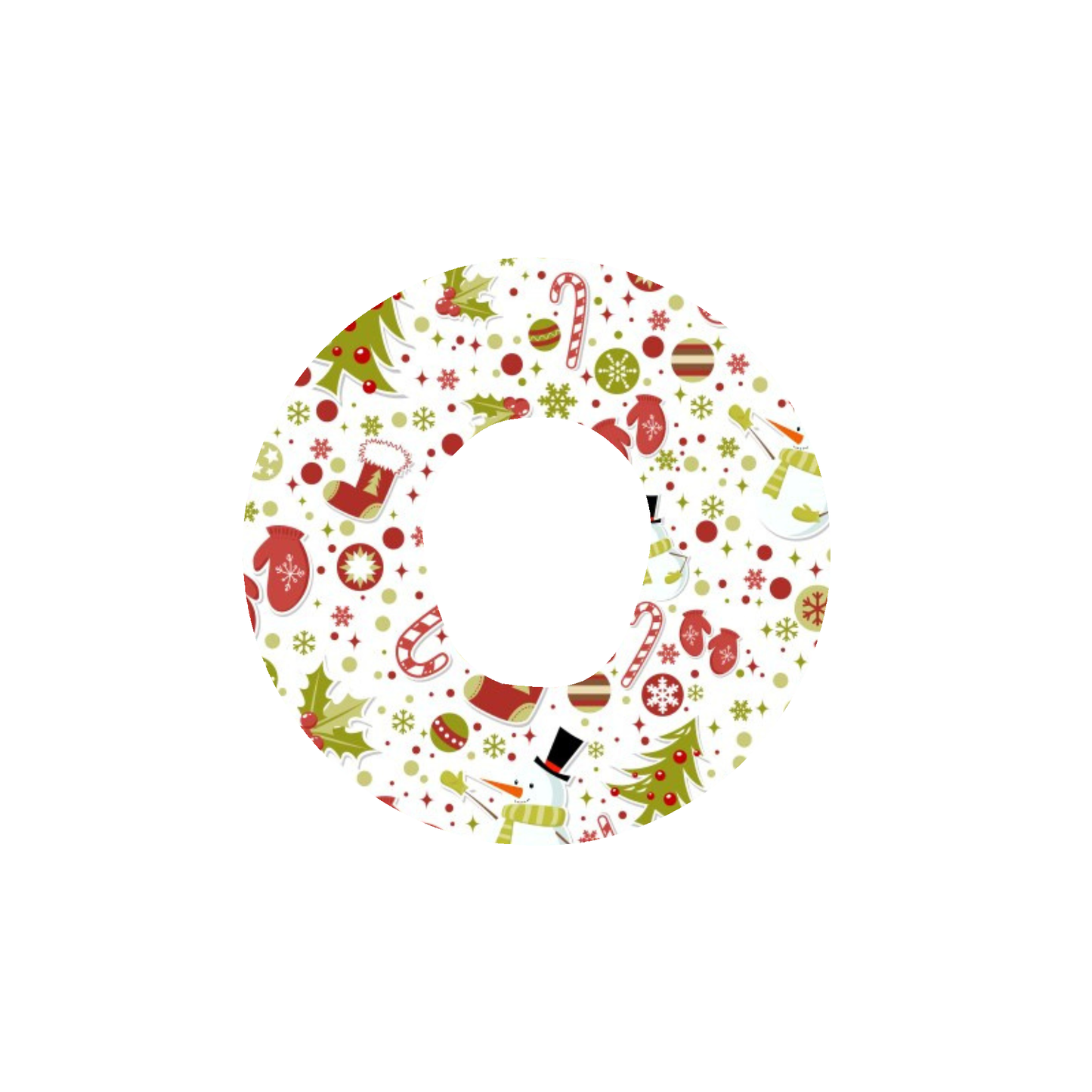 Christmas CGM Adhesive Patch