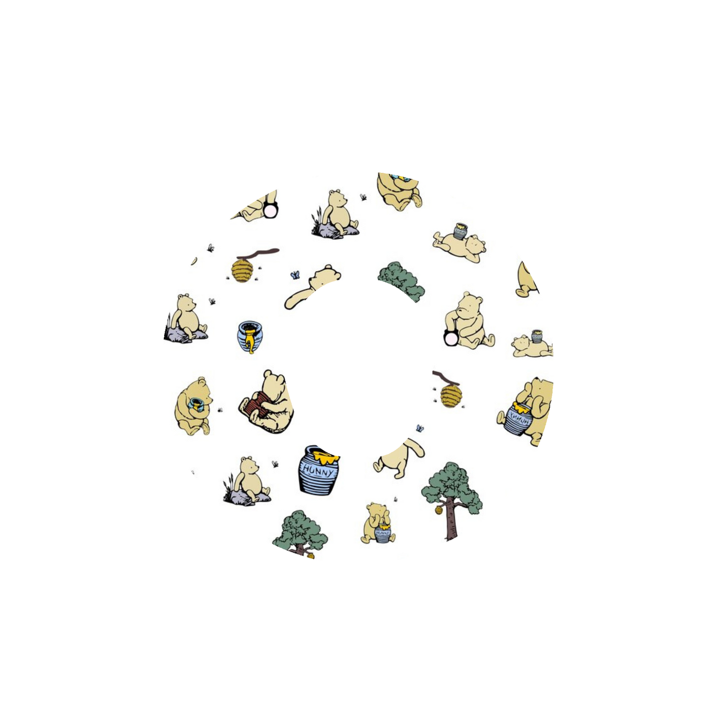 Winnie the Pooh CGM Adhesive Patch