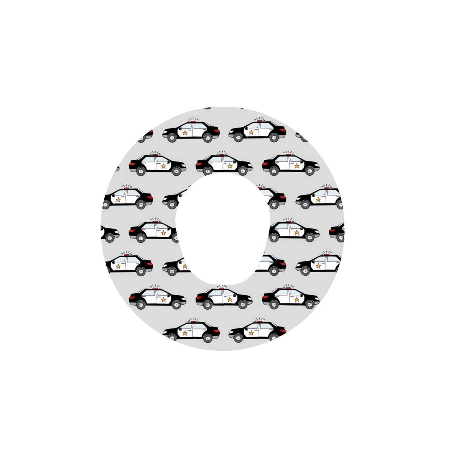 Police, Ambulance and Firetruck CGM Adhesive Patch