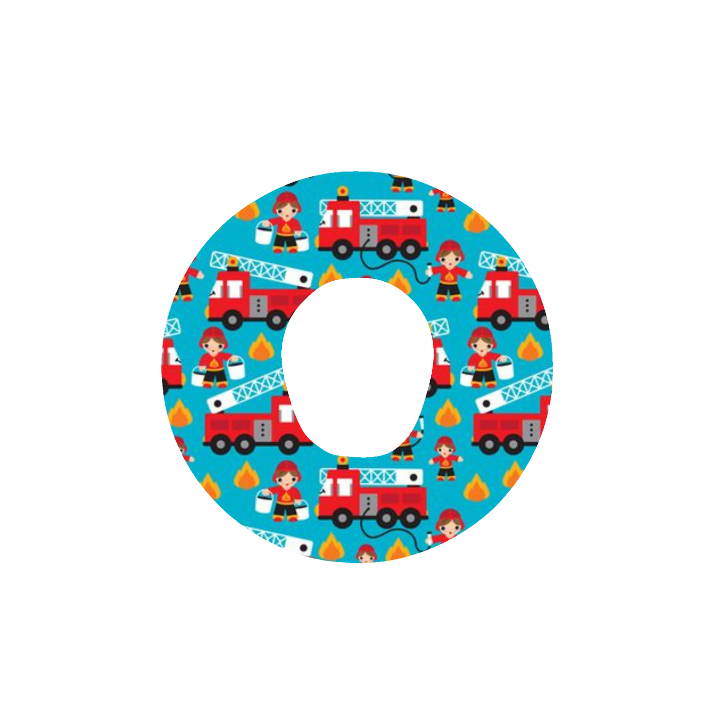 Police, Ambulance and Firetruck CGM Adhesive Patch