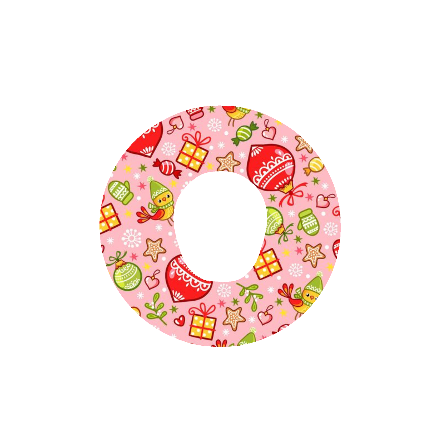 Christmas CGM Adhesive Patch