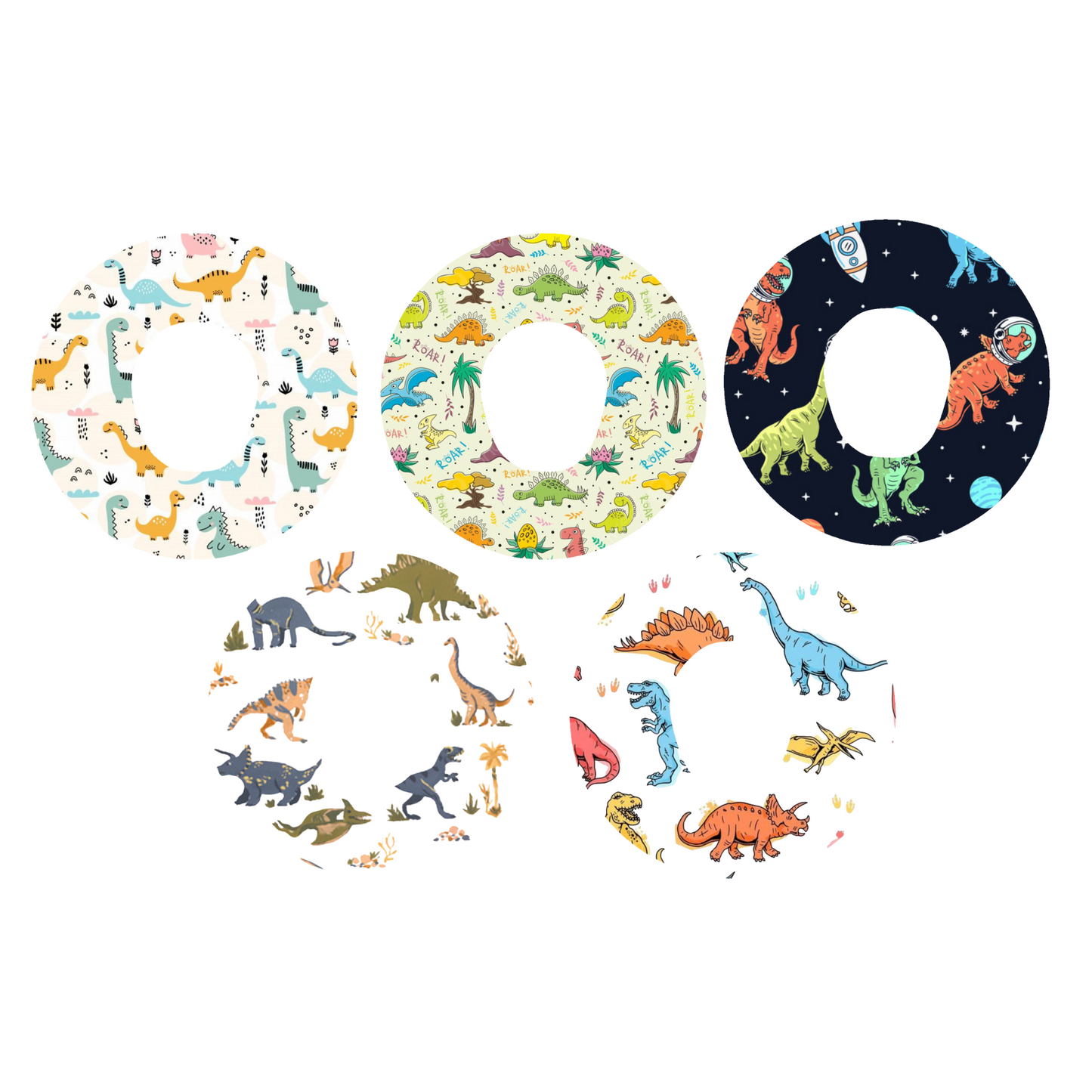 Dinosaurs CGM Adhesive Patch