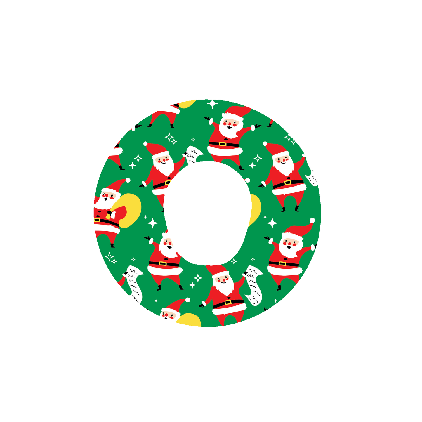 Christmas CGM Adhesive Patch