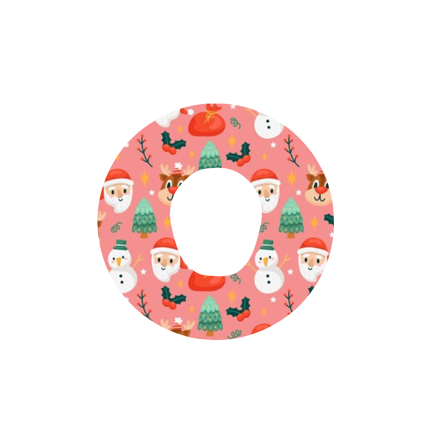 Christmas CGM Adhesive Patch