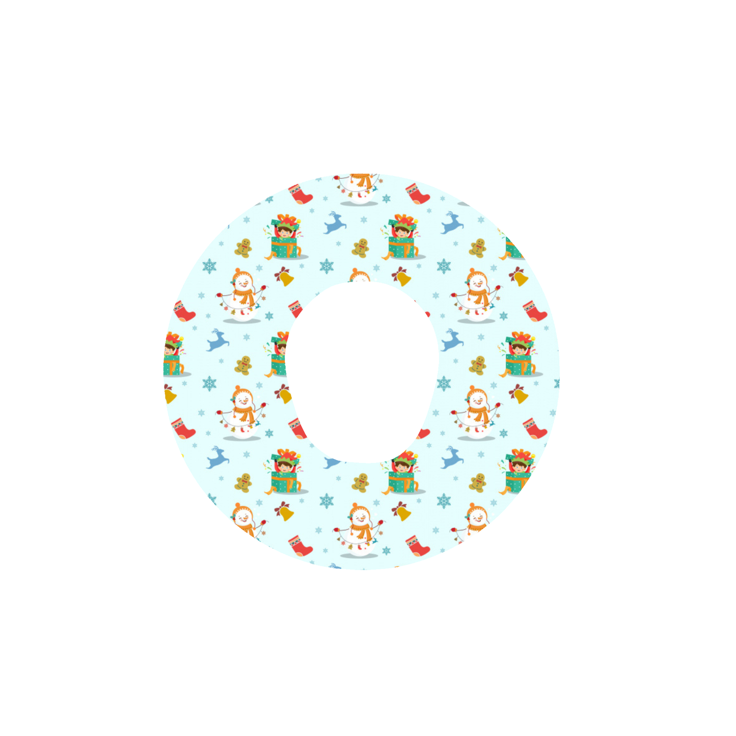 Christmas CGM Adhesive Patch