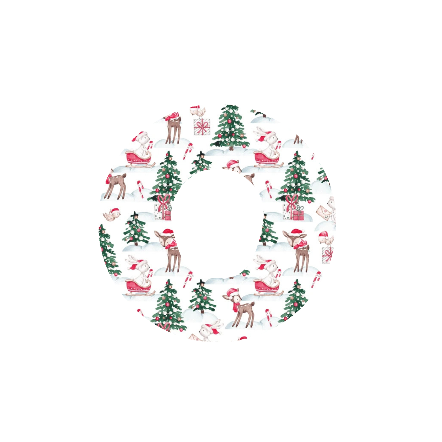 Christmas CGM Adhesive Patch
