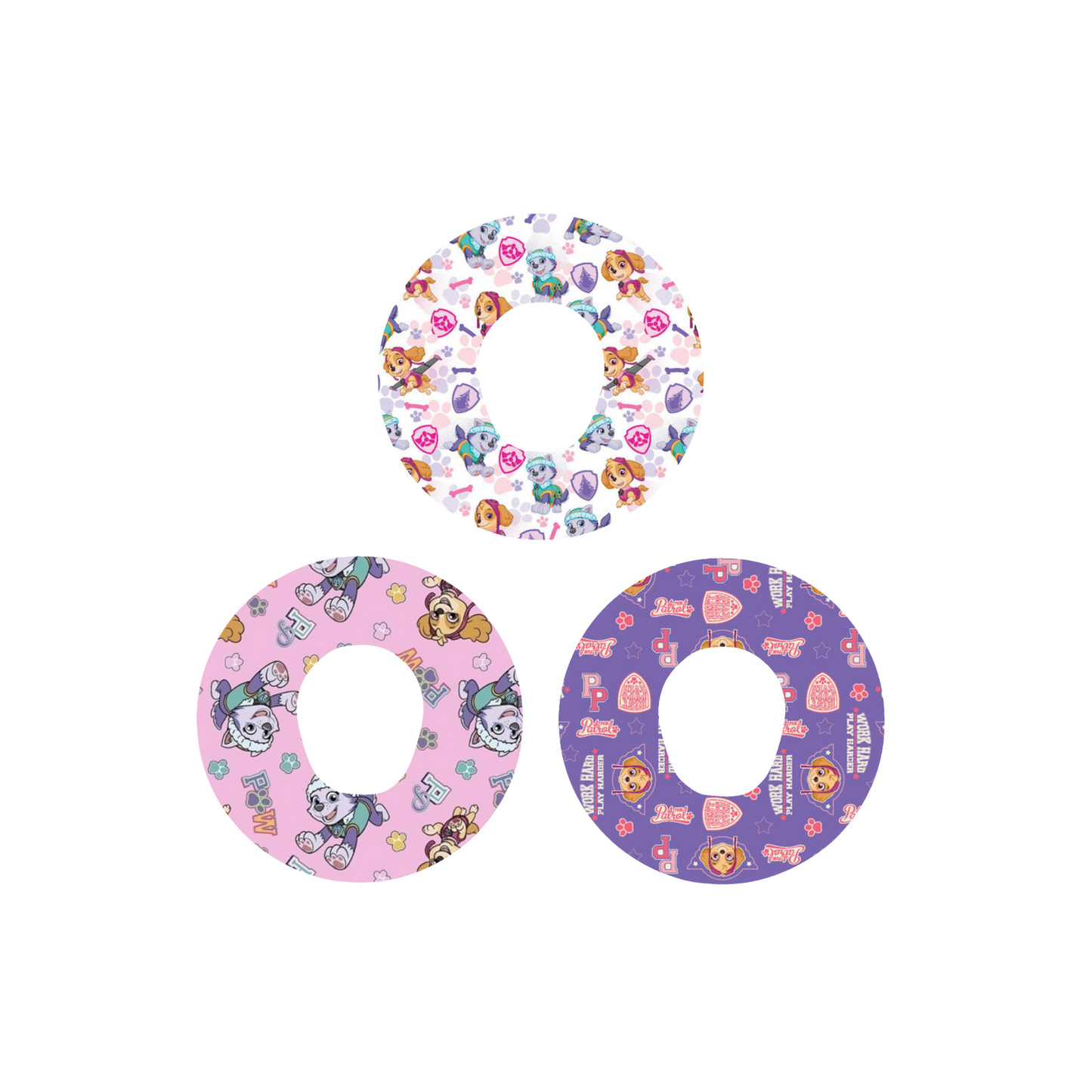 Paw Patrol - Skye and Everest CGM Adhesive Patch