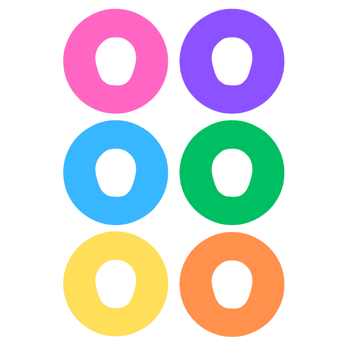 Solid Colours CGM Adhesive Patch