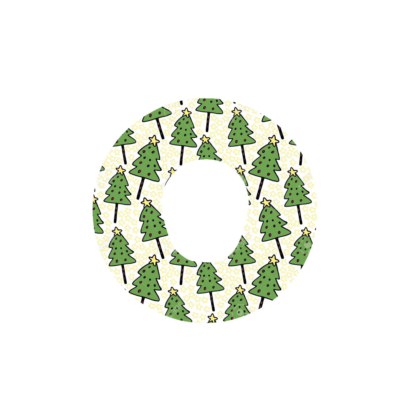 Christmas CGM Adhesive Patch