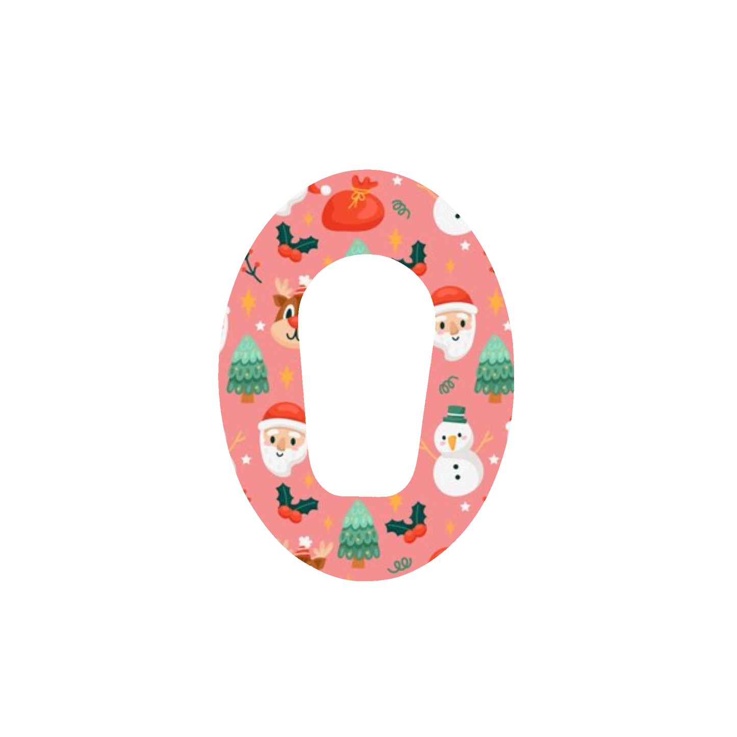Christmas CGM Adhesive Patch