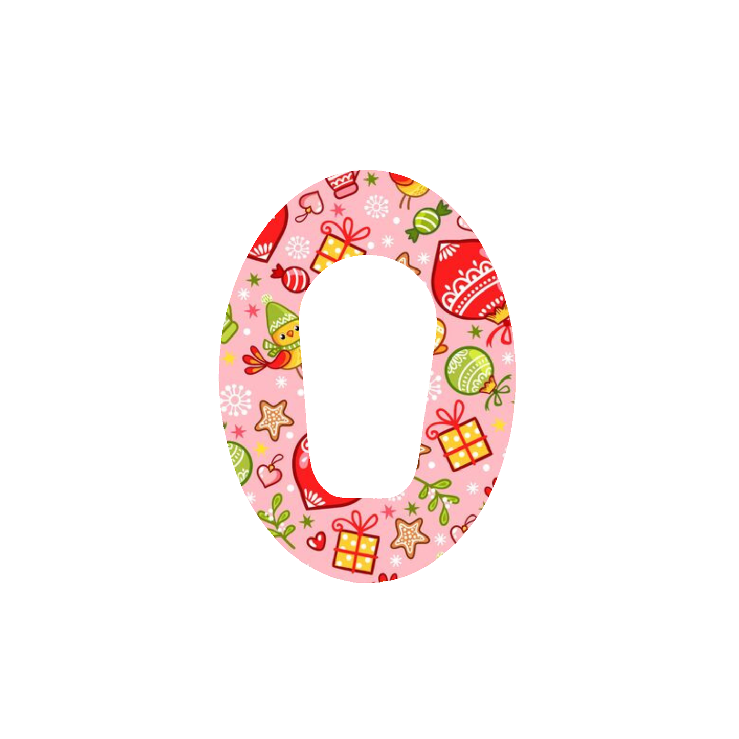 Christmas CGM Adhesive Patch