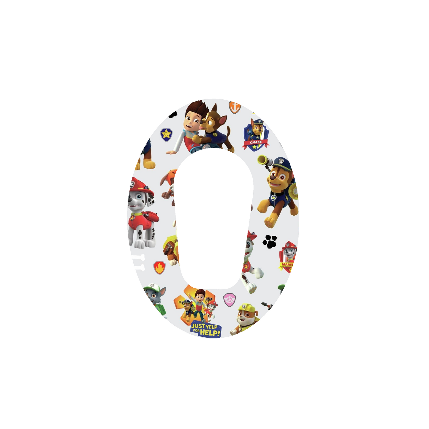 Paw Patrol CGM Adhesive Patch