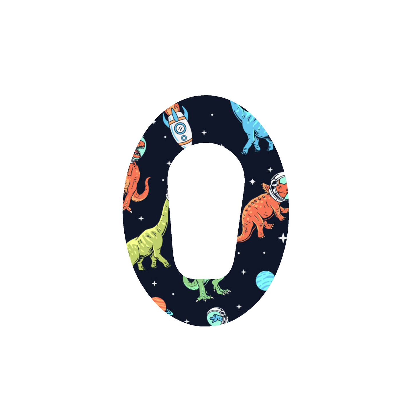 Dinosaurs CGM Adhesive Patch