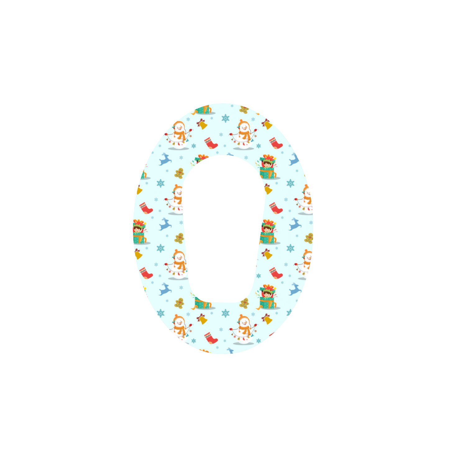 Christmas CGM Adhesive Patch