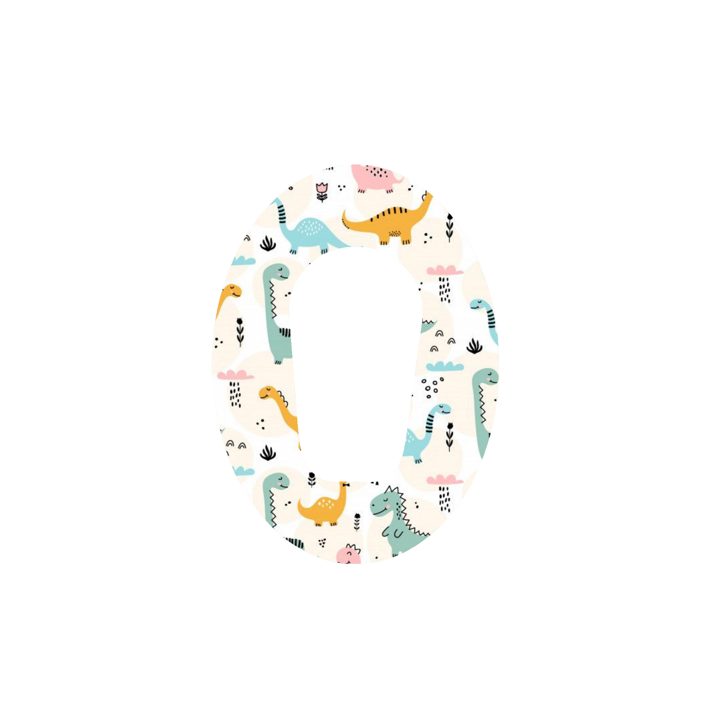 Dinosaurs CGM Adhesive Patch