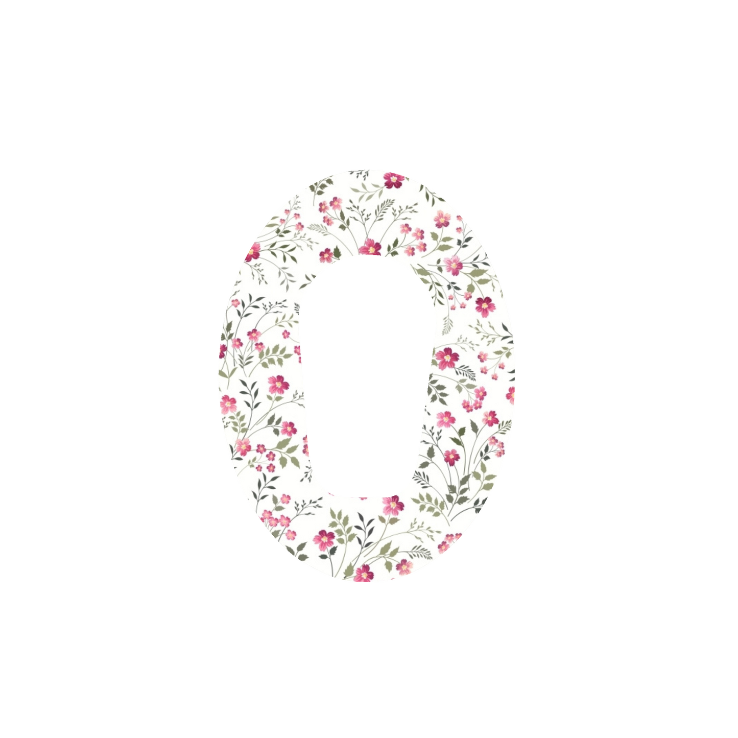 Floral CGM Adhesive Patch