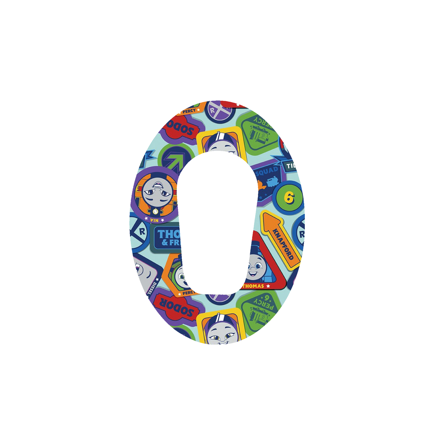 Thomas the Tank Engine CGM Adhesive Patch