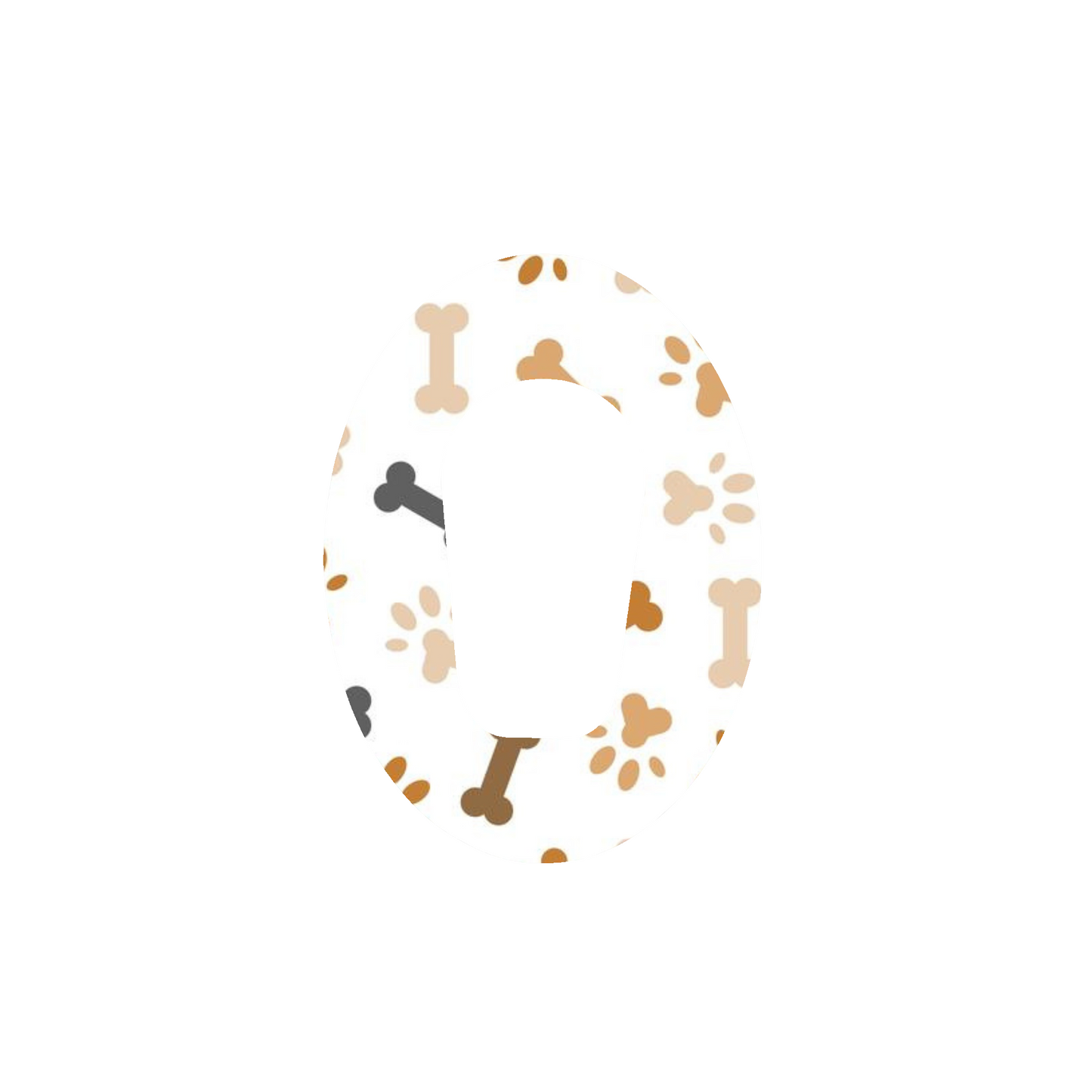 Dog Print CGM Adhesive Patch