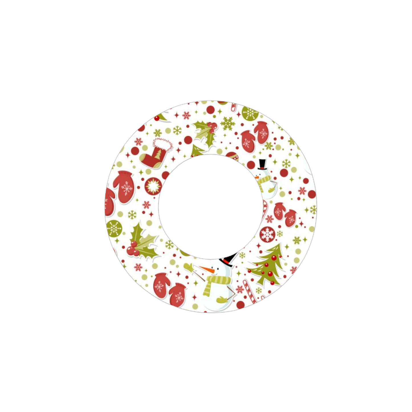 Christmas CGM Adhesive Patch