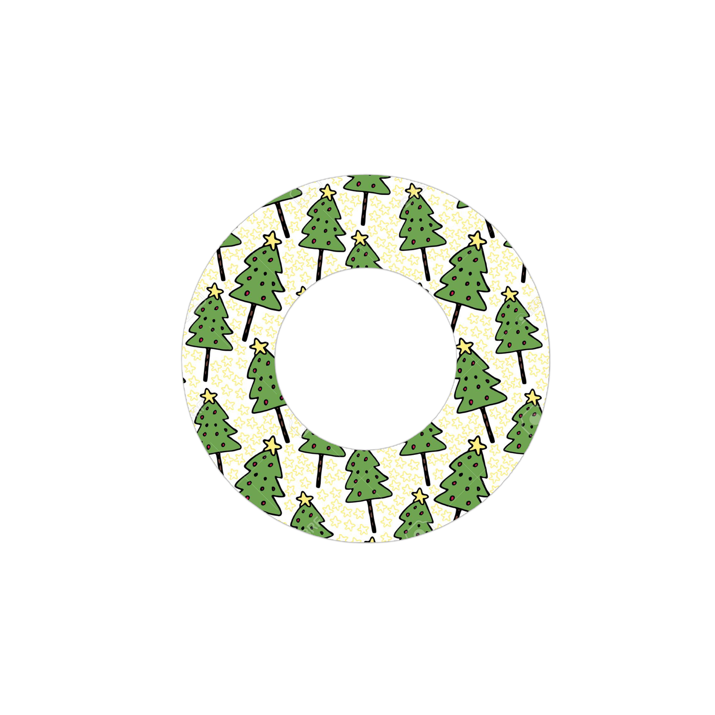 Christmas CGM Adhesive Patch