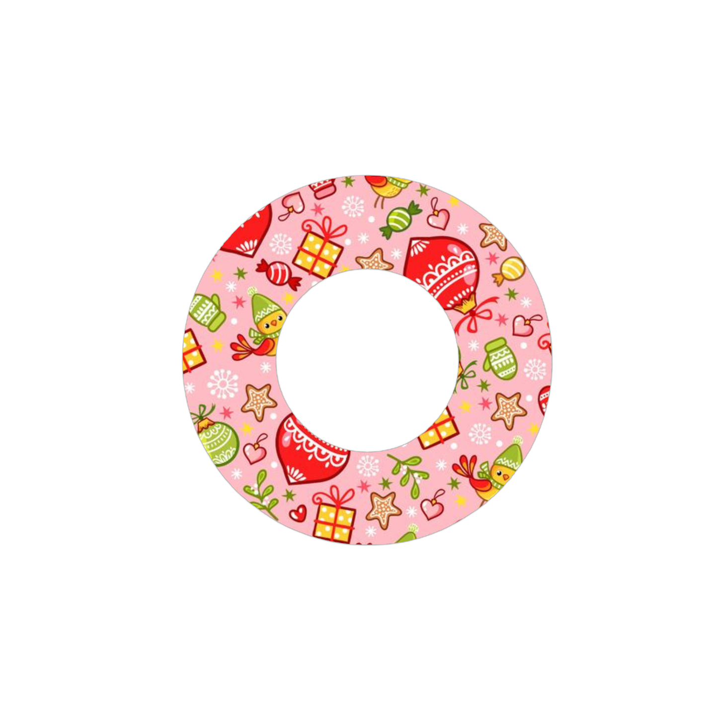 Christmas CGM Adhesive Patch